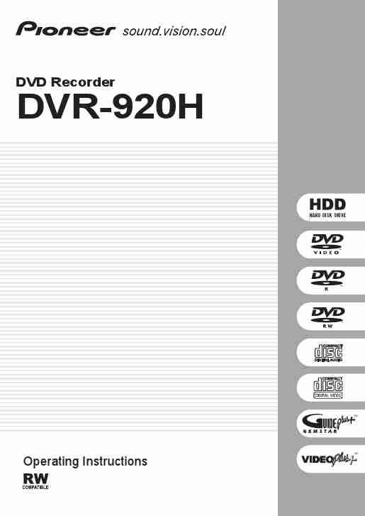 Pioneer DVD Recorder DVR-920H-page_pdf